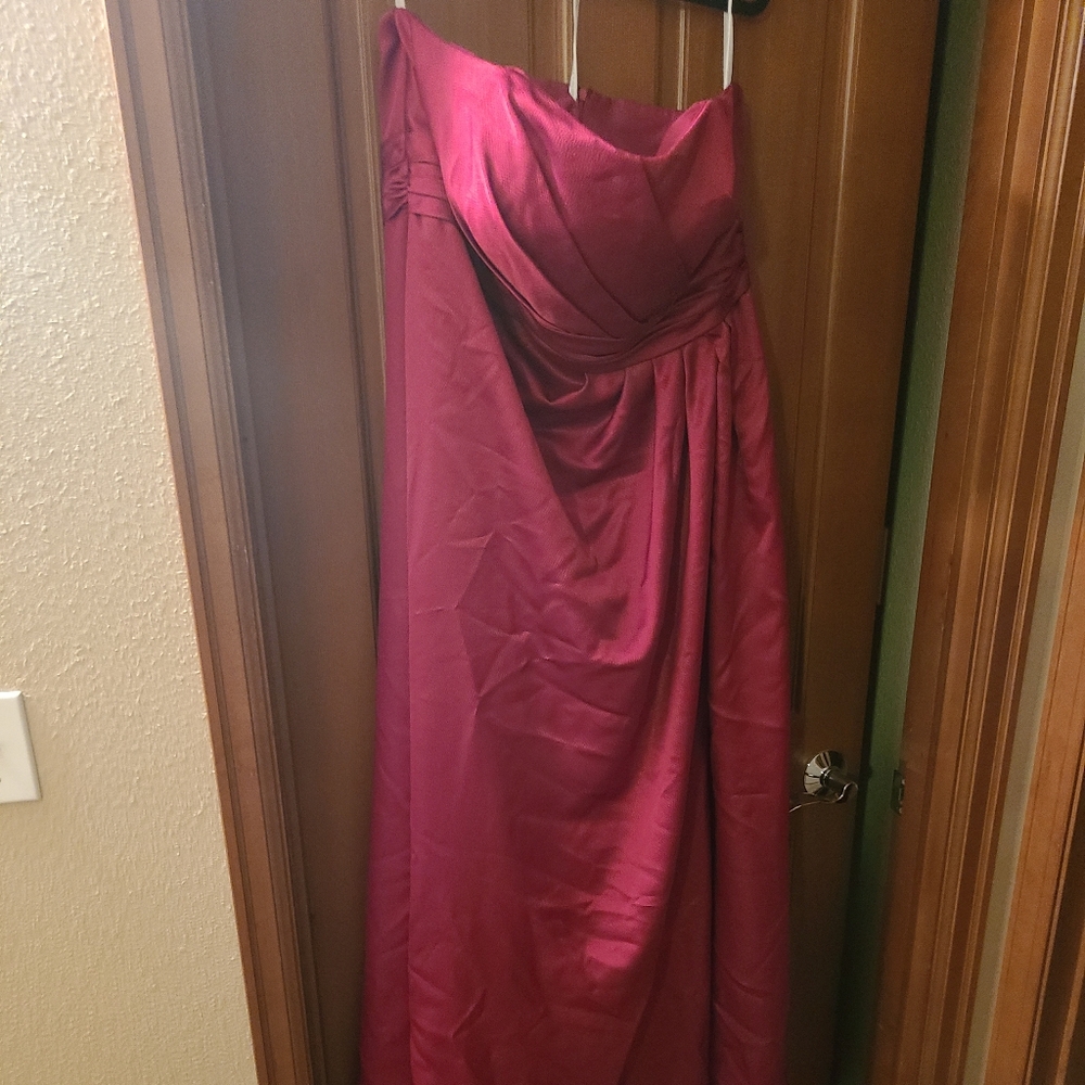 Red davids bridal gown